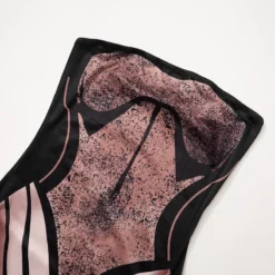 Women's Spring Casual Slit Printed Strapless Sleeveless Slim Dress -Women Fashion Shop 50af44c247ee4cc0