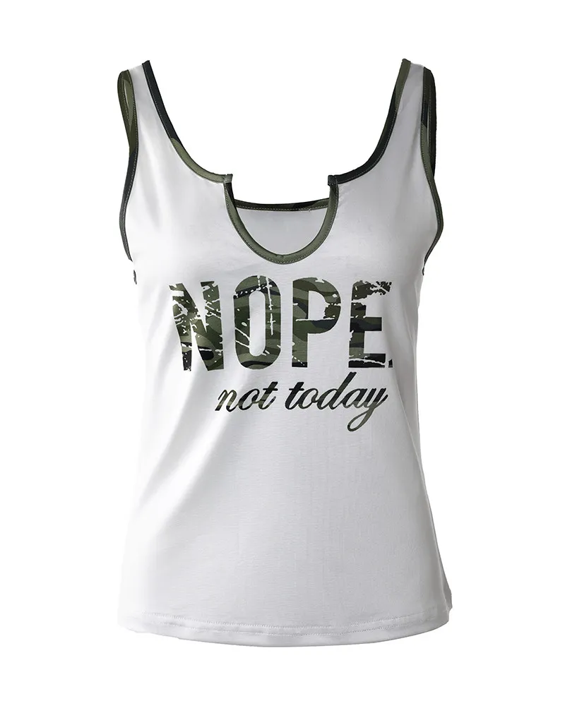 Women's Summer Contrast Sleeveless Casual Tank Top 3 Women's Summer Contrast Sleeveless Casual Tank Top