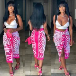 Print Irregular Long Skirt -Women Fashion Shop 5870a5d20164c1f6