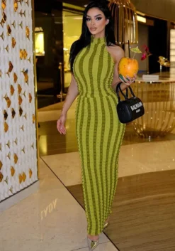 Women Halter Neck Backless Sexy Dress -Women Fashion Shop 58cc395785b77705