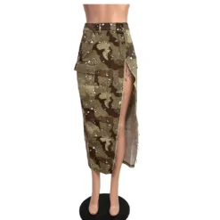 Women Camouflage Denim Skirt -Women Fashion Shop 5a165b597cf1ff0c
