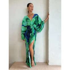 Spring Summer Casual Loose Holidays Pleated Dress For Women -Women Fashion Shop 5aec14d784ce6822