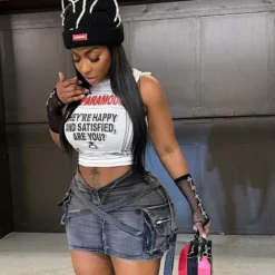 Women Printed Tank Top Crop T-Shirt -Women Fashion Shop 5b0ab8abbaee8ef4