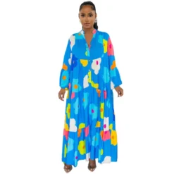 Women Floral Print Loose Long Dress 20 Women Floral Print Loose Long Dress -Women Fashion Shop 5b6fa8173204330b