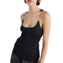 Women Camisole Ribbed Knitting Top -Women Fashion Shop 5ca98a49ac09b245