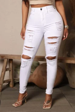 Women Stretch Ripped Denim Jeans Pant -Women Fashion Shop 5d2163ad93c1dfc2