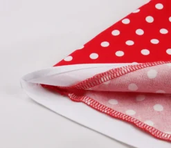 Women Retro Polka Dot Contrast Color Dress -Women Fashion Shop 5dd58c32cc013e8e