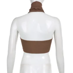 Pure Color High Collar Sexy Strapless Top Hollow Slit Knitting Short Vest 17 Pure Color High Collar Sexy Strapless Top Hollow Slit Knitting Short Vest -Women Fashion Shop 5dddd82faf48e60c