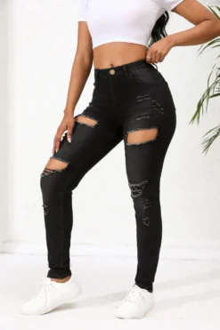 Women Summer Ripped Denim Pants -Women Fashion Shop 60e6d2c8769a3bed