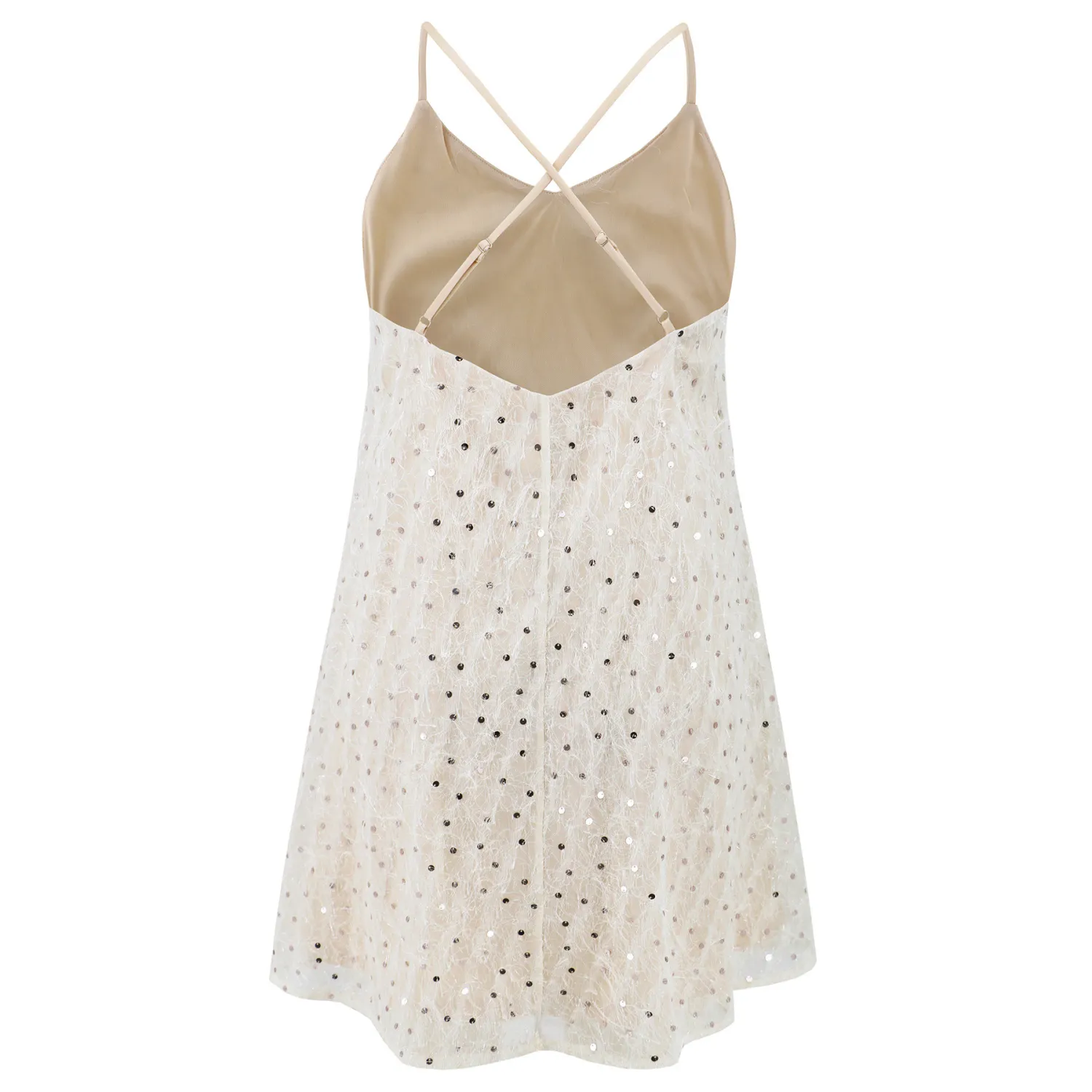 Women Sexy Strap Sequin Feather Dress 20 Women Sexy Strap Sequin Feather Dress - Image 18