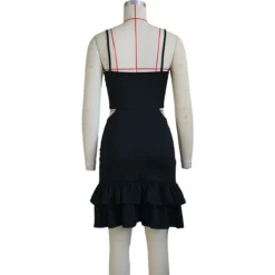 Women Casual Strap Ruffle Bodycon Dress -Women Fashion Shop 62edbde6f10160b4