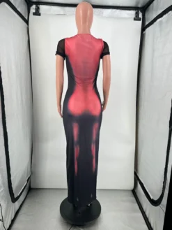 Women's Positioning Print Sexy Short Sleeve Dress -Women Fashion Shop 63fa398d168102d0