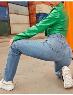 WomenWash Stretch Denim Straight Leg Pants 11 WomenWash Stretch Denim Straight Leg Pants -Women Fashion Shop 64fd82b56f669b4d