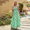 Women Summer Print Holidays Bohemian Slip Dress -Women Fashion Shop 6740497b0037ae92