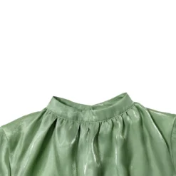 Women's Autumn And Winter Round Neck Long Sleeve High Waist Satin Maxi Dress -Women Fashion Shop 685cd8d287039308