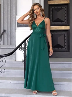 Women's Sexy Contrast Color Sequin Tassel Camouflage Dress -Women Fashion Shop 69b9fabe2ff6dea8