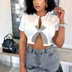 Fashionable Women's Clothing Stretch Casual Hollow Denim Pants -Women Fashion Shop 6e92b2cc0a9f6f9c