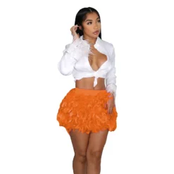 Women's Feather Skirt Sexy Party Prom Fur Skirt -Women Fashion Shop 6fb971c7f1fc802d