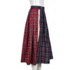 Patchwork Contrast Plaid Women's Skirt 2 Patchwork Contrast Plaid Women's Skirt -Women Fashion Shop 71885b521fa5153a