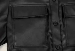 High Collar Solid Color Long Sleeve Loose Pu Dress 38 High Collar Solid Color Long Sleeve Loose Pu Dress -Women Fashion Shop 71b2745547b7877a