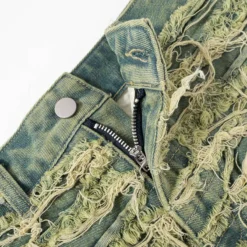 Women's Summer Bright Tassel Tight Fitting Non-Stretch Denim Skirt -Women Fashion Shop 71fa5e3312864f8e