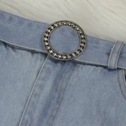 High Waist Belt Denim Pants 24 High Waist Belt Denim Pants -Women Fashion Shop 74a2b92296312171