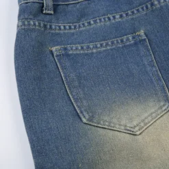 Women American Ripped Washed Loose Denim Straight Pants -Women Fashion Shop 79a3dbc1a8f9ba51