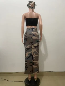 Women Camouflage Slit Skirt 15 Women Camouflage Slit Skirt -Women Fashion Shop 7a131e63b2706341