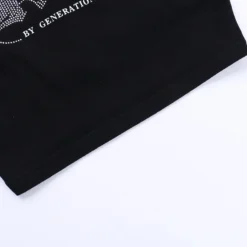 Women Studded Crop Top T-Shirt -Women Fashion Shop 7dca3f11e7839f77