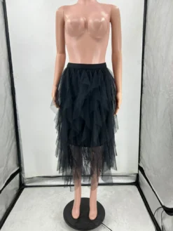 Women Irregular Mesh Skirt -Women Fashion Shop 7f3f6801f84ff044