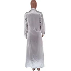 Women'S Summer Sexy Solid Color Turndown Collar Trench Long Sleeve Long Shirt -Women Fashion Shop 82e6b740e78061f4