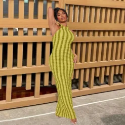 Women Halter Neck Backless Sexy Dress -Women Fashion Shop 830801c6a7f3ccc8