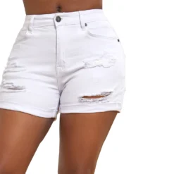 Sleek High Rise Slim Fit Stretch Ripped Denim Pants 15 Sleek High Rise Slim Fit Stretch Ripped Denim Pants -Women Fashion Shop 83be570a745cd996