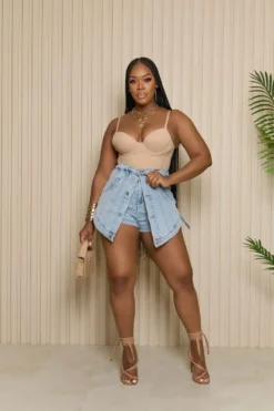 Women Button Denim Skirt -Women Fashion Shop 85334de8e2288b98