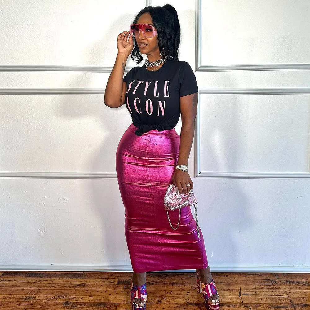 Summer Women Sexy Hidden Zipper Slit Bodycon Skirt 10 Summer Women Sexy Hidden Zipper Slit Bodycon Skirt - Image 8