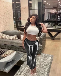 Women's Fashion Sexy Body Positioning Print Skirt -Women Fashion Shop 861ac9a89b9a7345