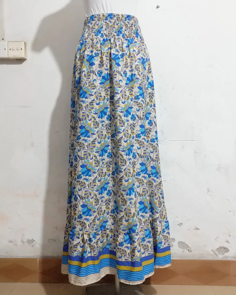 Women Printed Irregular Skirt 13 Women Printed Irregular Skirt - Image 11