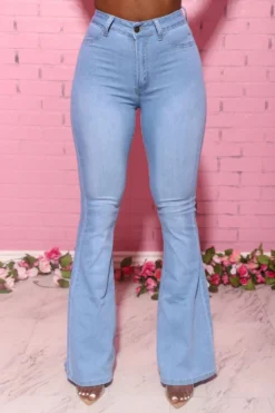 Denim Pants Women'S Jeans Elastic High Waist Slightly Flared Trousers 36 Denim Pants Women'S Jeans Elastic High Waist Slightly Flared Trousers -Women Fashion Shop 8a66325611907d6d