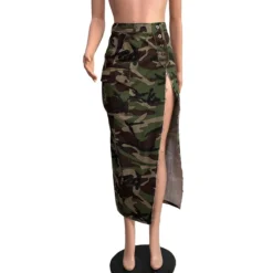 Women Camouflage Denim Skirt -Women Fashion Shop 8e22325865a85737