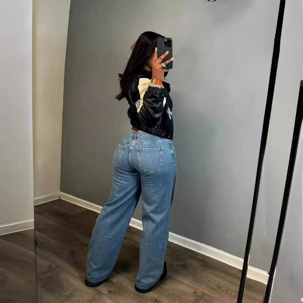 Women Loose Denim Pants 7 Women Loose Denim Pants - Image 5