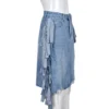Fashion Ripped Tassel Wash Denim Sexy Bodycon Skirt Women 1 Fashion Ripped Tassel Wash Denim Sexy Bodycon Skirt Women -Women Fashion Shop 8f18ecf928b79ebe
