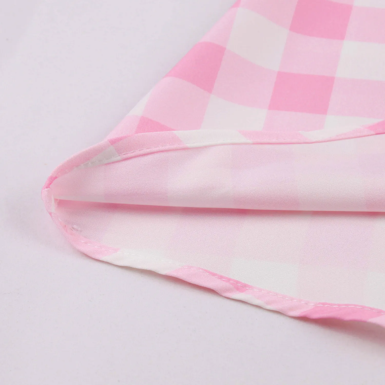 Women Summer Check Strap Sweet Bow Lace-Up Dress 4 Women Summer Check Strap Sweet Bow Lace-Up Dress - Image 2