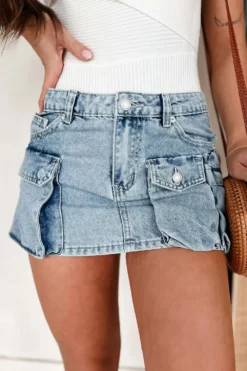 Women Summer Washed Style Pocket Asymmetrical Cargo Denim Skirt 15 Women Summer Washed Style Pocket Asymmetrical Cargo Denim Skirt -Women Fashion Shop 91a514e2cb8d2531