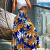 Summer Fashion High Waist Printed Women's Long Skirts -Women Fashion Shop 93c3cb79ea71cf46
