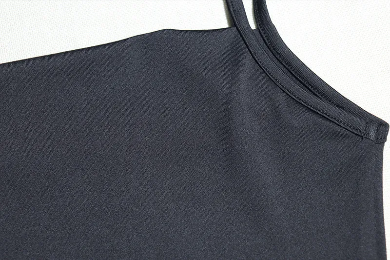 Women's Solid Color Sexy Sleeveless Strap Ruffle Mini Dress 21 Women's Solid Color Sexy Sleeveless Strap Ruffle Mini Dress - Image 19