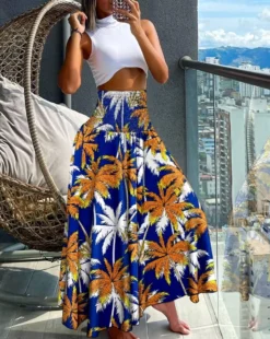 Summer Fashion High Waist Printed Women's Long Skirts 27 Summer Fashion High Waist Printed Women's Long Skirts -Women Fashion Shop 9942ffe1b7057d6a