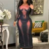 Women's Positioning Print Sexy Dress -Women Fashion Shop 9b2488c140249396