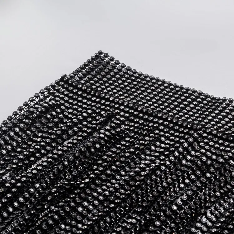 Sexy Black Bling Bling Rhinestone Fringe Tassels Night Club Skirt 13 Sexy Black Bling Bling Rhinestone Fringe Tassels Night Club Skirt - Image 11