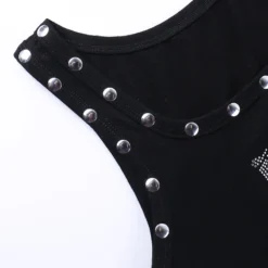 Women Studded Crop Top T-Shirt -Women Fashion Shop 9dce68b34f7c2eb8