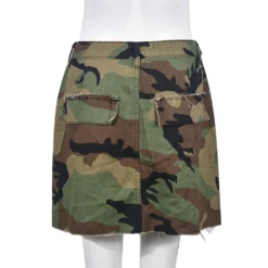 Women's Summer Camo Pocket Tassel Hollow Trendy Skirt -Women Fashion Shop 9e646796eac39609